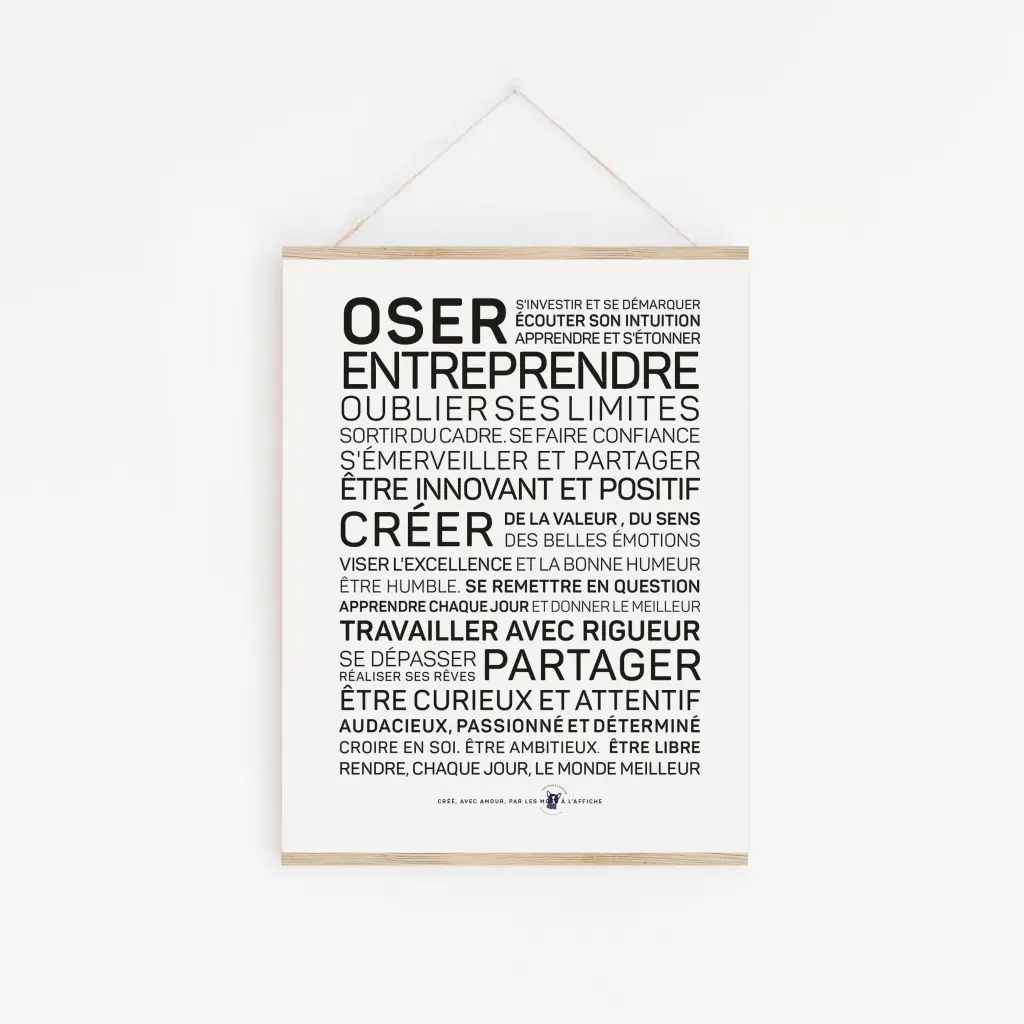 Manifeste de l'entrepreneur