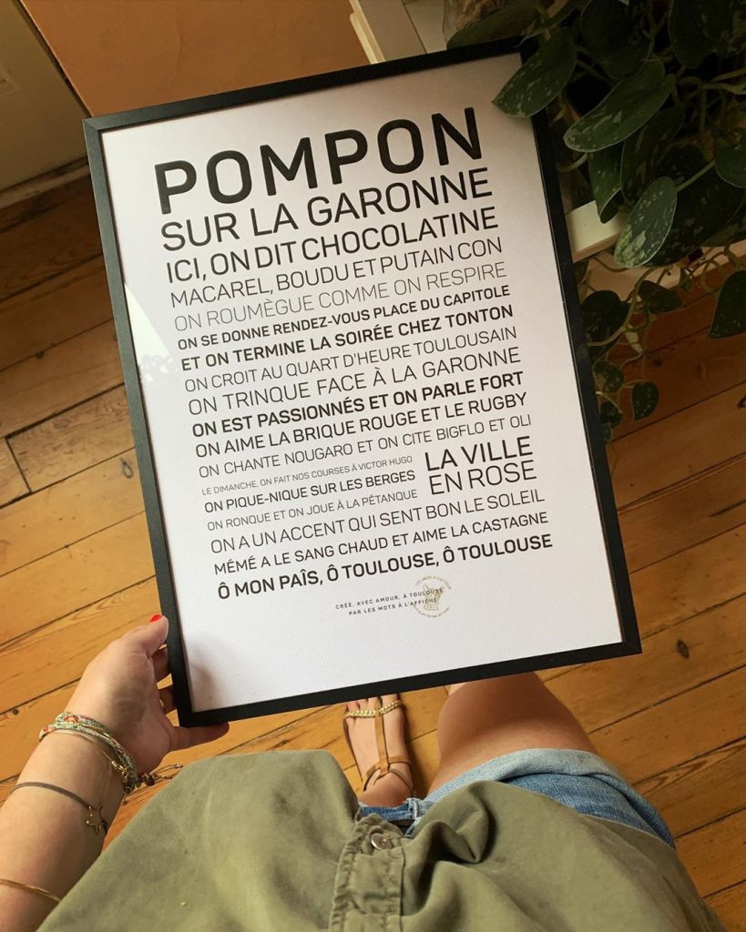Affiche Pompon sur la Garonne