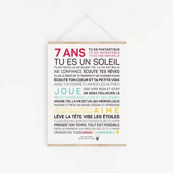 A 7 ans avec les mots tues un soie.