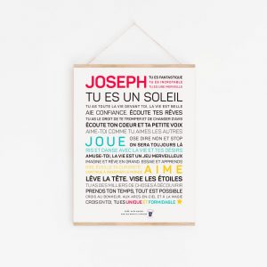 Joseph tues Modèle 4 : Brille, tu es un soleil imprimé soie.